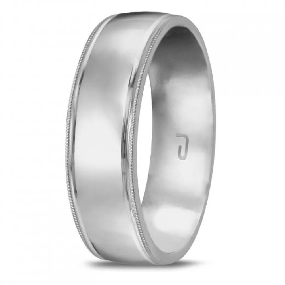 10K Gold 6mm Carved Band