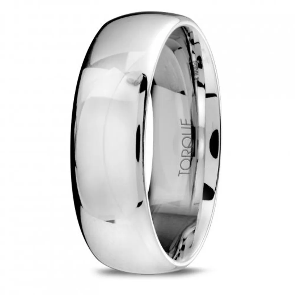 7mm White Cobalt Band