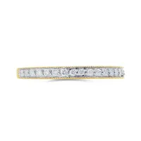 10K Yellow Gold 0.12CTW Stackable Diamond Ring