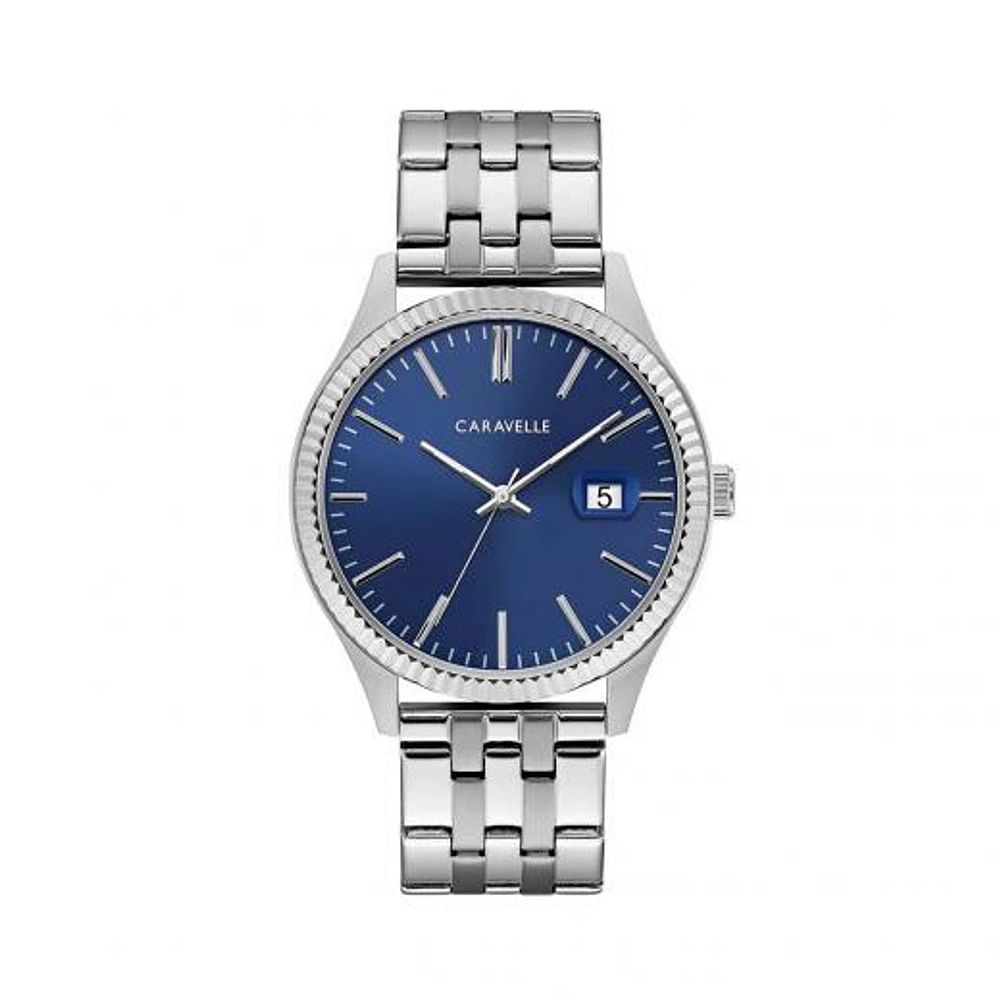 Caravelle Men's Blue Dial Watch