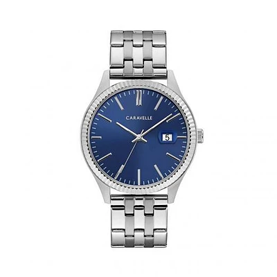 Caravelle Men's Blue Dial Watch