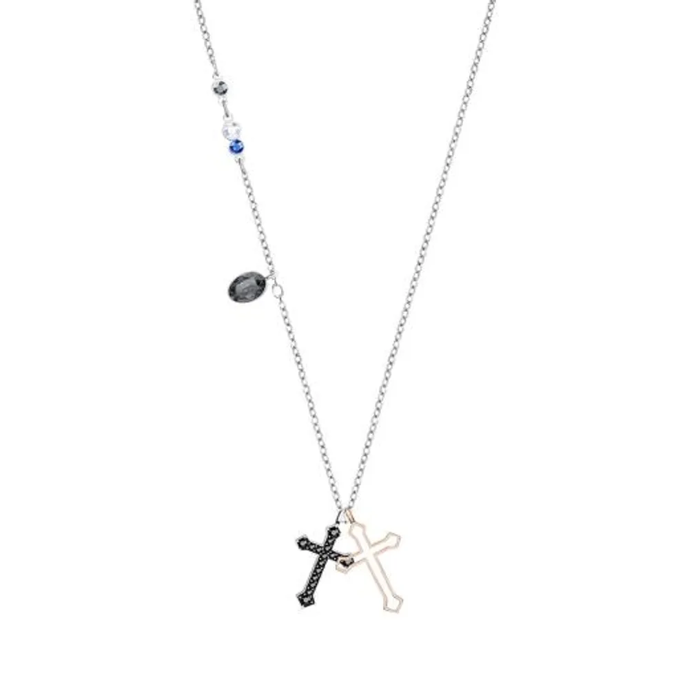 Swarovski Duo Mini Cross Pendant