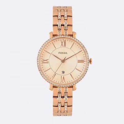 Fossil Women's Jacqueline Rose Gold-Tone Watch