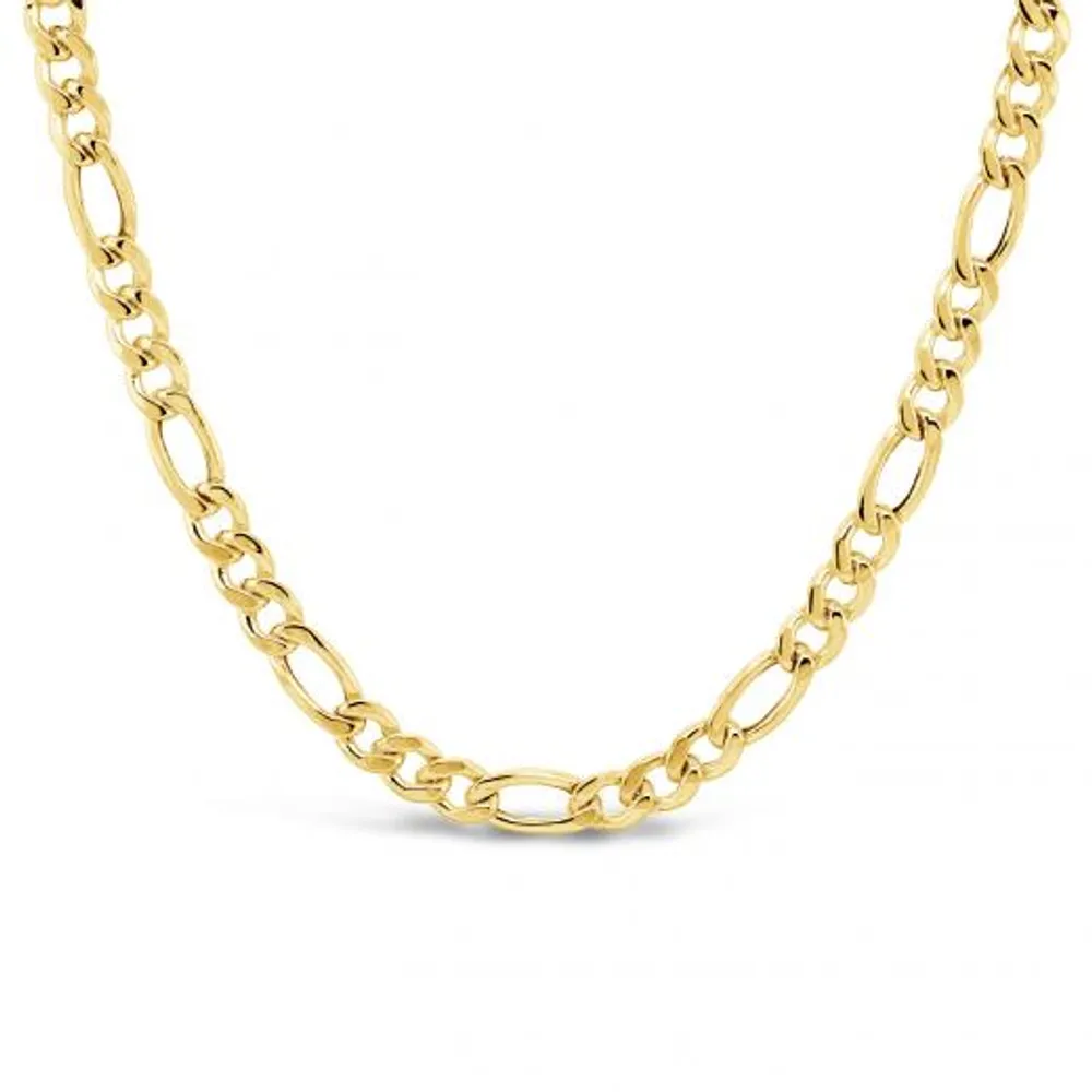 10K Yellow Gold 20" 4.5mm Figaro Chain