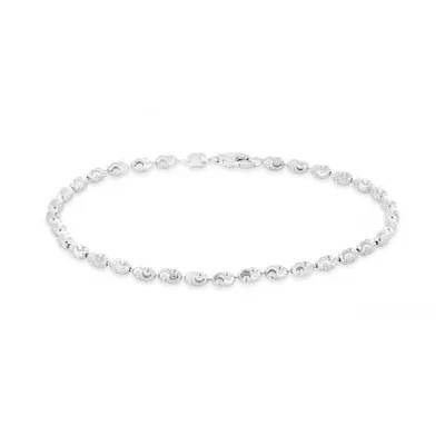 Sterling Silver 7.5" Rice Typhoon Bracelet