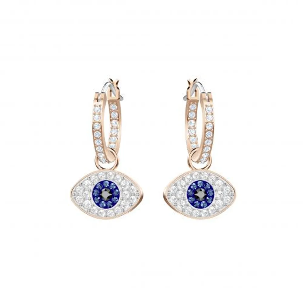 Swarovski Duo Evil Eye Earrings