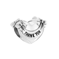 Chamilia Sterling Silver Thank You Heart