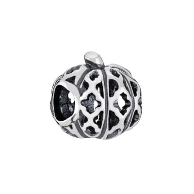 Chamilia Sterling Silver Latticework Pumpkin Charm