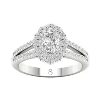 My Diamond Story 14K White Gold 1.00CTW Bridal Ring