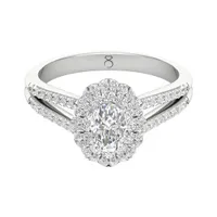 My Diamond Story 14K White Gold 1.00CTW Bridal Ring