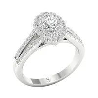 My Diamond Story 14K White Gold 1.00CTW Bridal Ring