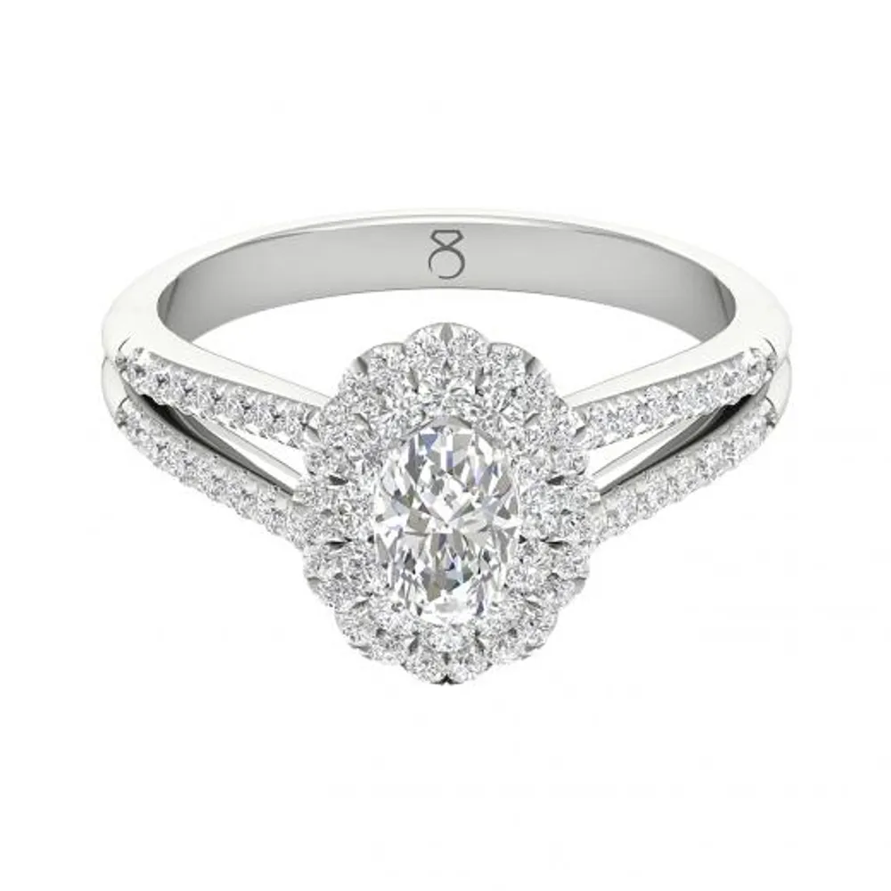 My Diamond Story 14K White Gold 1.00CTW Bridal Ring