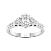 My Diamond Story 14K White Gold 0.80CTW Bridal Ring