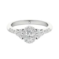 My Diamond Story 14K White Gold 0.80CTW Bridal Ring