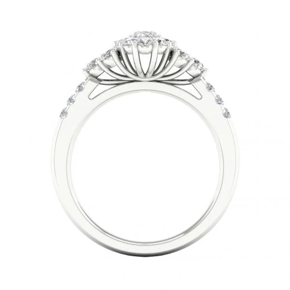 My Diamond Story 14K White Gold 0.80CTW Bridal Ring