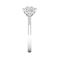 My Diamond Story 14K White Gold 0.80CTW Bridal Ring