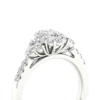 My Diamond Story 14K White Gold 0.80CTW Bridal Ring