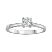 Glacier Fire 18K White Gold 0.70CT Solitaire Engagement Ring