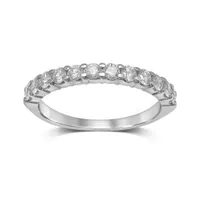 10K White Gold 0.50CTW Diamond Band