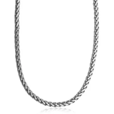 SteelX Stainless Steel 22" 6mm Wheat Chain