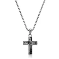 SteelX Stainless Steel 24" Celtic Cross Pendant