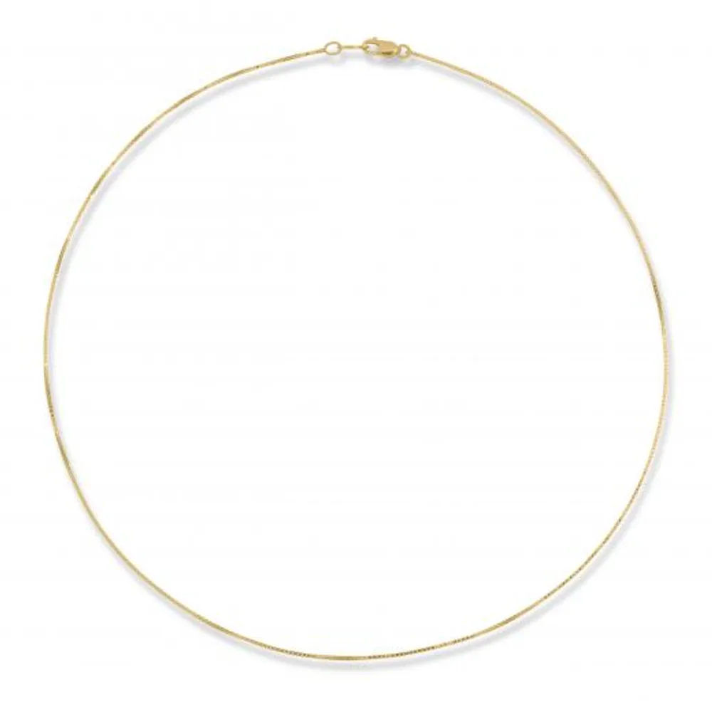 10K Yellow Gold 18" 0.90mm Box Chain