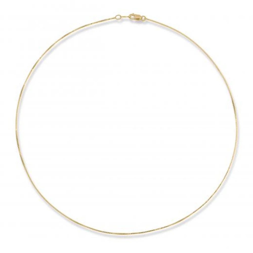 10K Yellow Gold 28" 0.90mm Box Chain