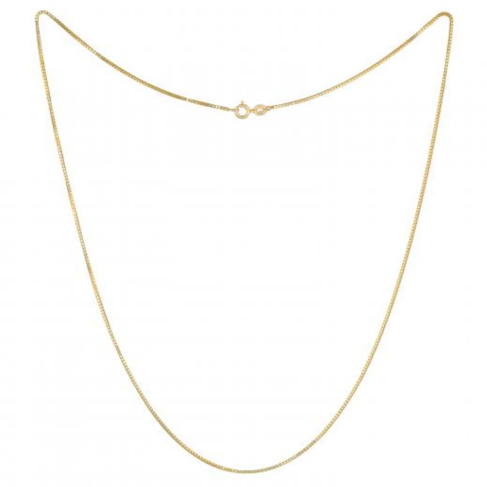 10K Yellow Gold 28" 0.90mm Box Chain