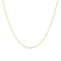 10K Yellow Gold 18" 0.90mm Serpentine Chain