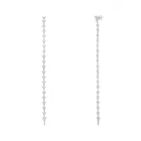 Sonia Danielle Sterling Silver Cubic Zirconia Earrings