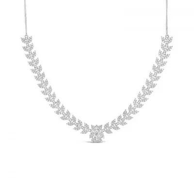 Sonia Danielle Sterling Silver Cubic Zirconia Necklace