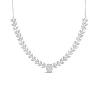 Sonia Danielle Sterling Silver Cubic Zirconia Necklace