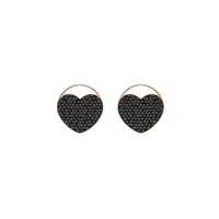 Swarovski Ginger Heart Stud Earrings