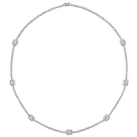 Julianna B Sterling Silver Cubic Zirconia Necklace