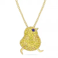 Julianna B Sterling Silver Created Blue & Created Yellow Sapphire Necklace