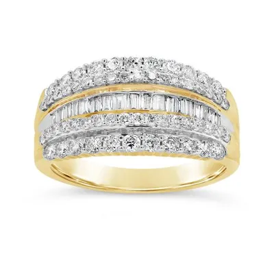 10K Yellow Gold 1.00CTW Fashion Ring