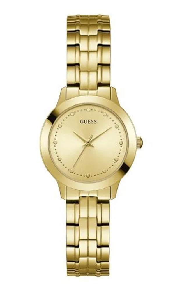 Guess Women's Gold Tone Chelsea Watch