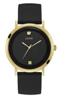 Guess Men's Black and Gold Tone Supernova Watch