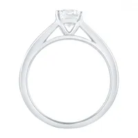 Glacier Fire 14K White Gold 0.70CT Ideal Cut Solitaire Ring