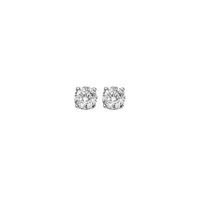 14K Gold 0.25CTW Diamond Solitaire Studs