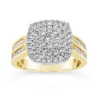 10K Yellow Gold 1.00CTW Diamond Fashion Ring