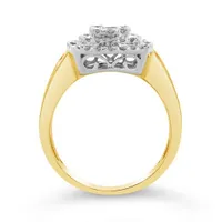 10K Yellow Gold 1.00CTW Diamond Fashion Ring