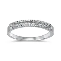 10K White Gold 0.25CTW Diamond Ring