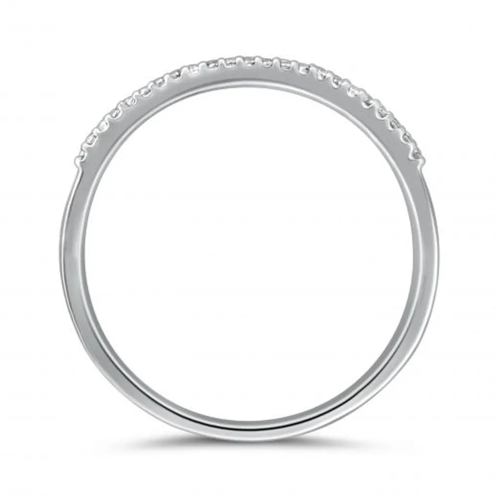 10K White Gold 0.25CTW Diamond Ring