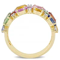 Julianna B 14K Yellow Gold Multi-Colour Sapphire Fashion Ring