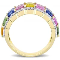 Julianna B 14K Yellow Gold Multi-Colour Sapphire Ring