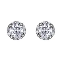 Glacier Fire 0.50CTW White Gold Studs