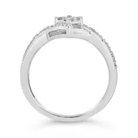 10K White Gold 0.25CTW Promise Ring