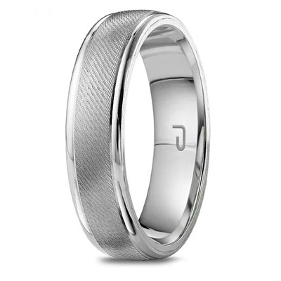 10K Gold Top & Sterling Silver Interior 5.5mm Wedding Band