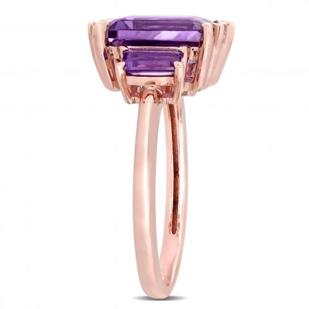 Julianna B 14K Rose Gold Amethyst Fashion Ring